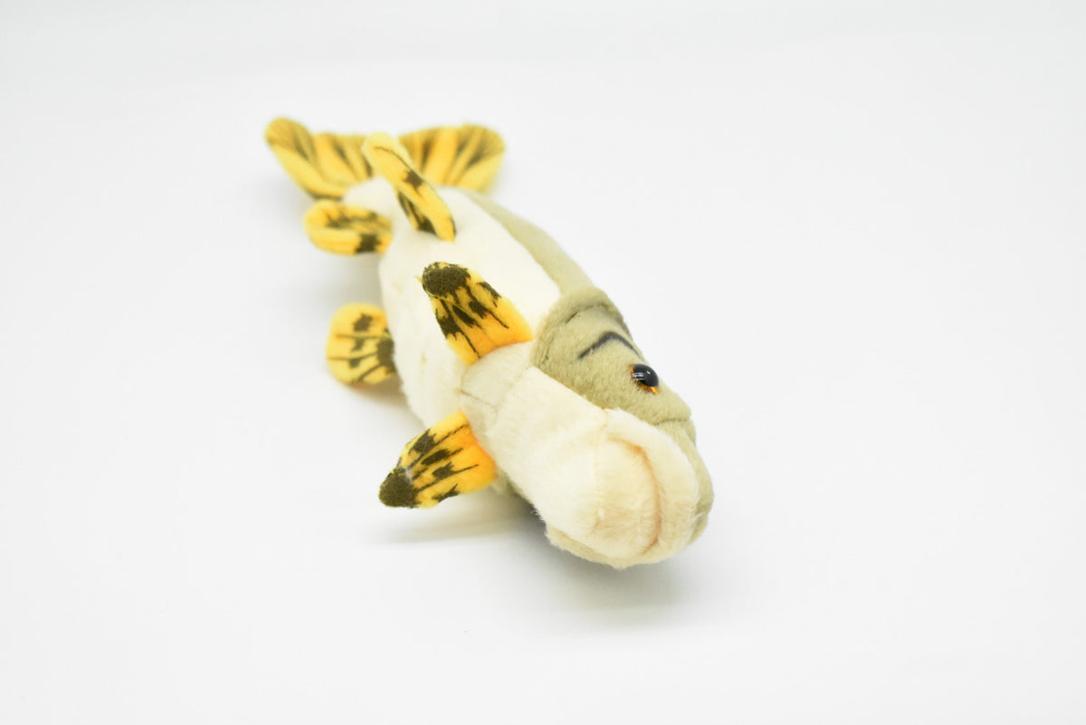 Great Northern Pike Plush Toy, Realistic Stuffed Animal, Soft Plush Fish, Stuffed Fish, Educational, Toy, Kids, Fishing Gift,      10"      F2404 BB60