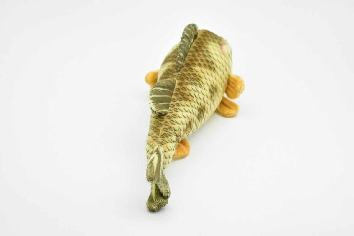 Yellow Perch Plush Toy, Realistic Stuffed Animal, Soft Plush Fish, Stuffed Fish, Educational, Toy, Kids, Fishing Gift,       10"       F2407 BB60
