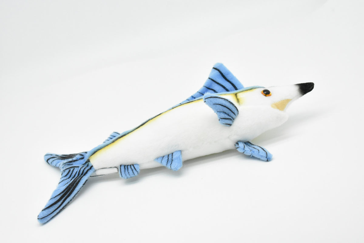 Blue Marlin Plush Toy, Realistic Stuffed Animal, BillFish, Soft Plush Fish, Stuffed Fish, Educational, Toy, Kids, Gift,      10"      F2001 BB60