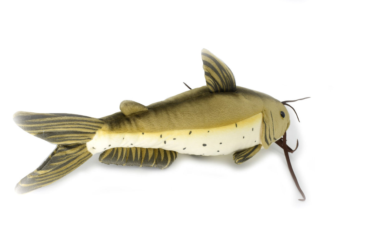 Channel Catfish Plush Toy, Realistic Stuffed Animal, Fish, Soft Plush Fish, Stuffed Fish, Educational, Toy, Kids, Gift,             10"      F4605 BB61