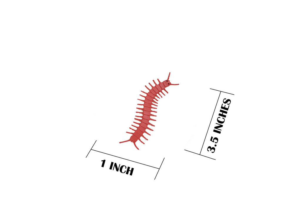 Centipede, Red, Very Nice Plastic Reproduction   3 1/2-inch    F1057 B190