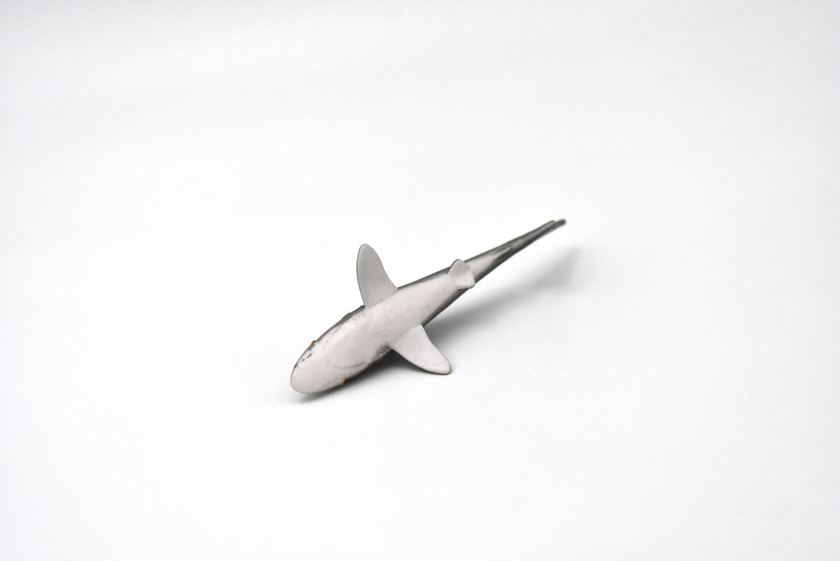 Silky Shark, Silky smooth shark, Very Nice Rubber Fish, Educational, Realistic Figure, Lifelike Model, Figurine, Replica, Gift,   3"   SF02 B51