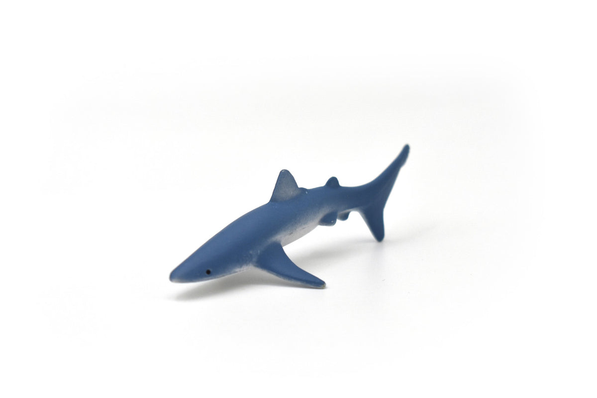 Blue Shark, Pelagic, Ocean, Very Nice Rubber Fish, Educational, Realistic Figure, Lifelike Model, Figurine, Replica, Gift,  3 1/4"  SF04 B51