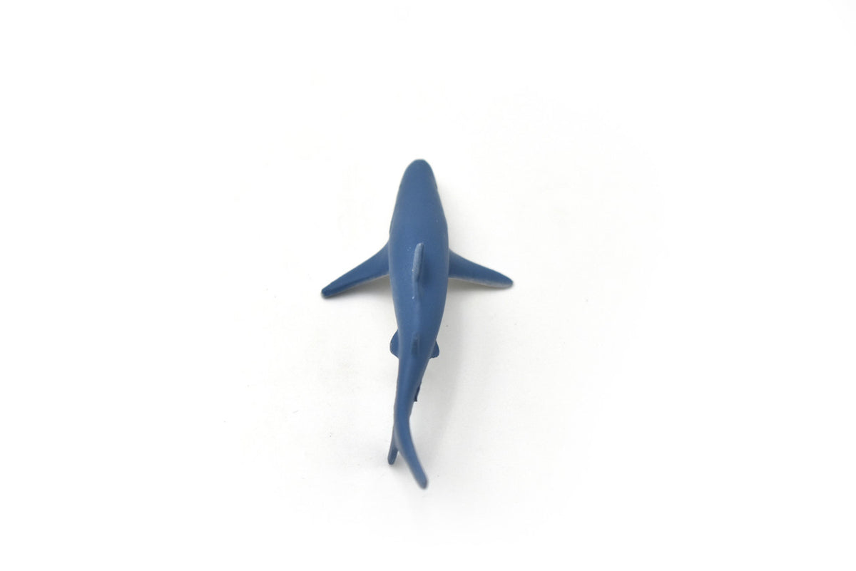 Blue Shark, Pelagic, Ocean, Very Nice Rubber Fish, Educational, Realistic Figure, Lifelike Model, Figurine, Replica, Gift,  3 1/4"  SF04 B51