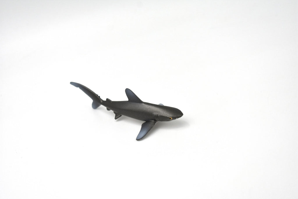Whitetip Shark, Whitetip Reef Shark, Very Nice Rubber Fish, Educational, Realistic Figure, Lifelike Model, Figurine, Replica, Gift,   3"    SF05 B51